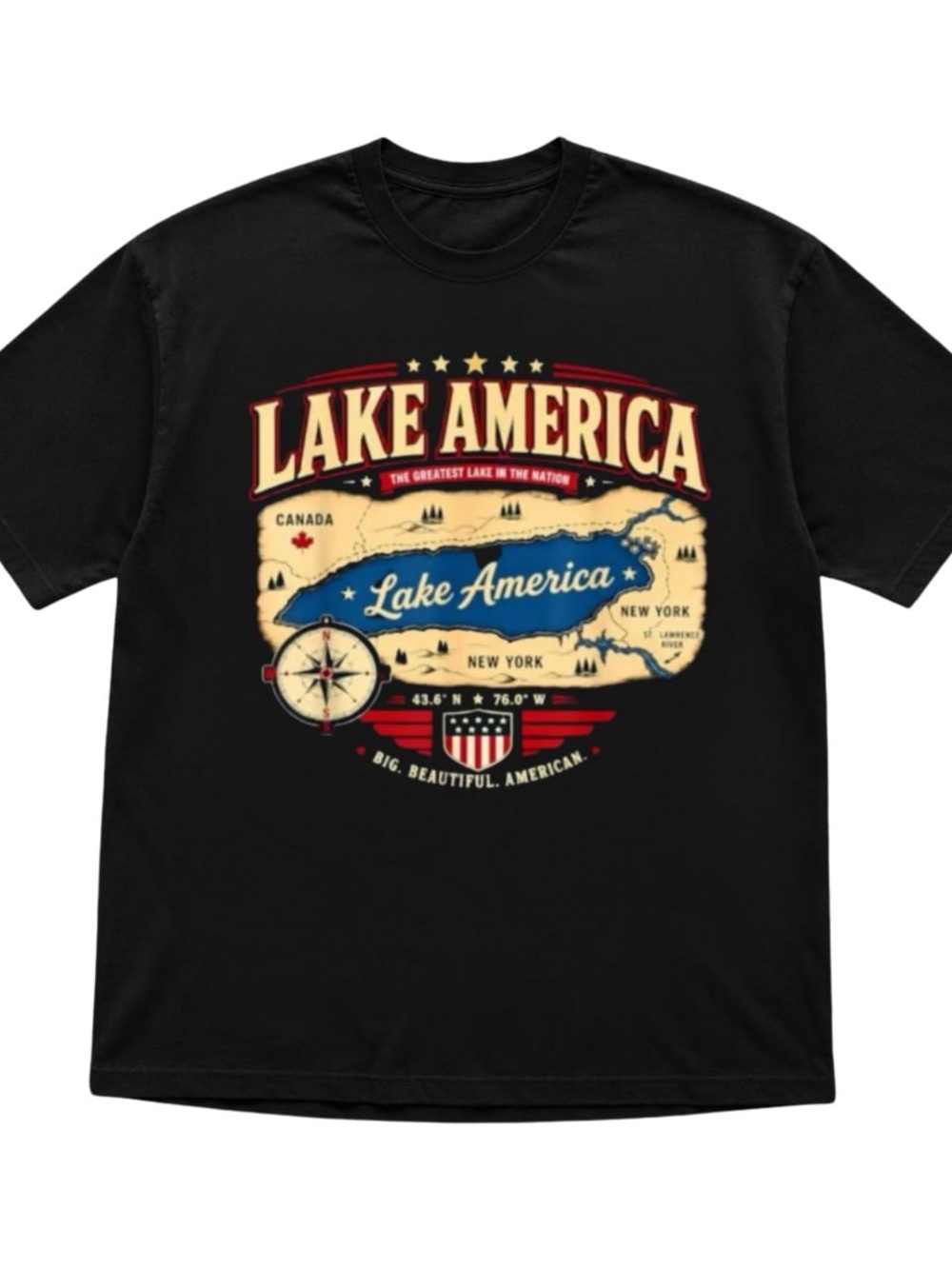Black Lake America Graphic Tee